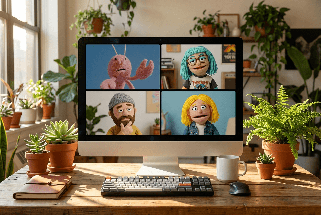 Lobster in a meeting